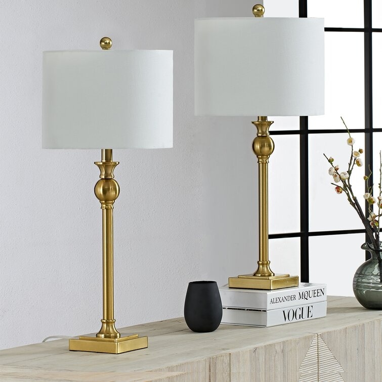 Maxax 28" Gold Table Lamp Set (Set of 2)