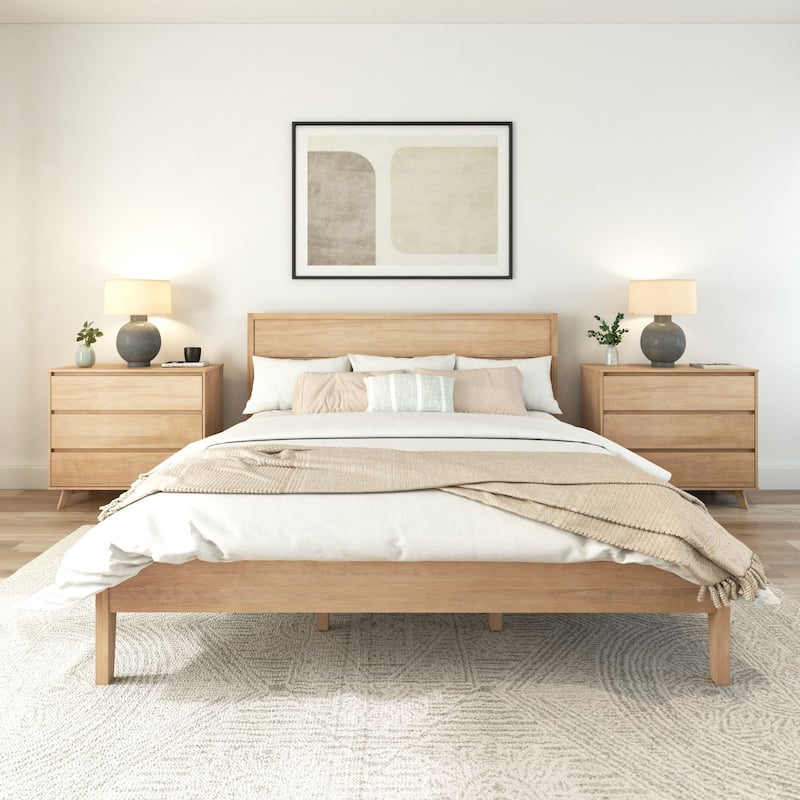 Plank and Beam King Size Bed