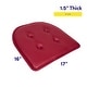 preview thumbnail 3 of 5, U-Shaped Faux Leather Memory Foam Chair Pads