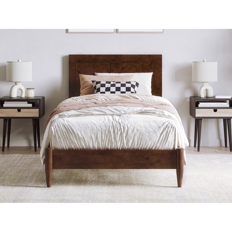 Berkshire Solid Wood Low Profile Platform Bed
