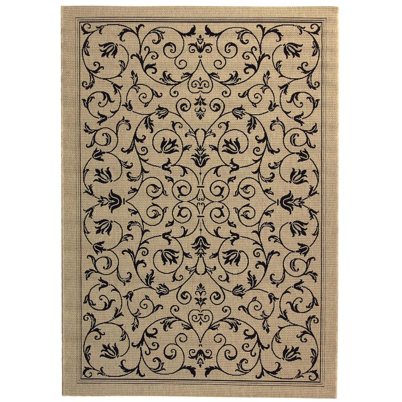 SAFAVIEH Courtyard Miljeta Indoor/ Outdoor Waterproof Patio Backyard Rug