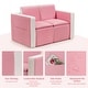 preview thumbnail 7 of 8, Gymax Multi-functional Kids Sofa Table Chair Set 2 Seat Couch