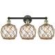 Option Clear Glass with Brown Rope / Black Antique Brass