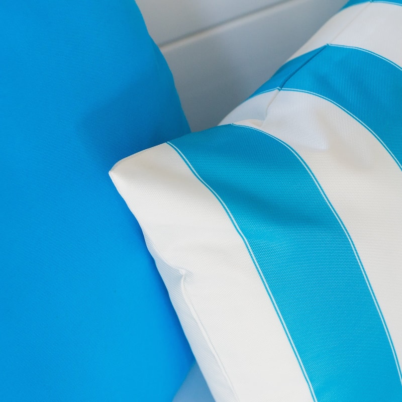 Olivia Striped Outdoor Throw Pillow