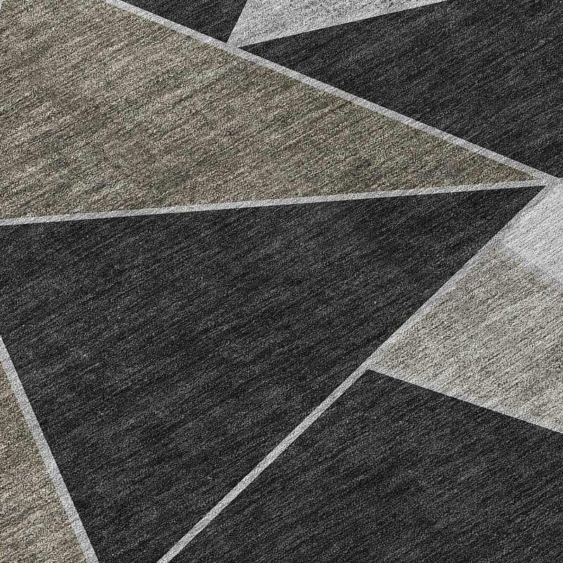 HomeRoots Geometric Transitional Rectangle Outdoor Rug