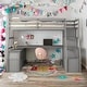 preview thumbnail 2 of 13, Twin Size Loft Bed with 7 Drawers 2 Shelves and Desk,Superior Quality, Sturdy Construction & Unique Design- Gray