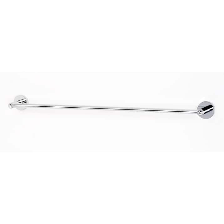 Alno 24 Inch Wide Single Towel Bar from the Contemporary I Crystal
