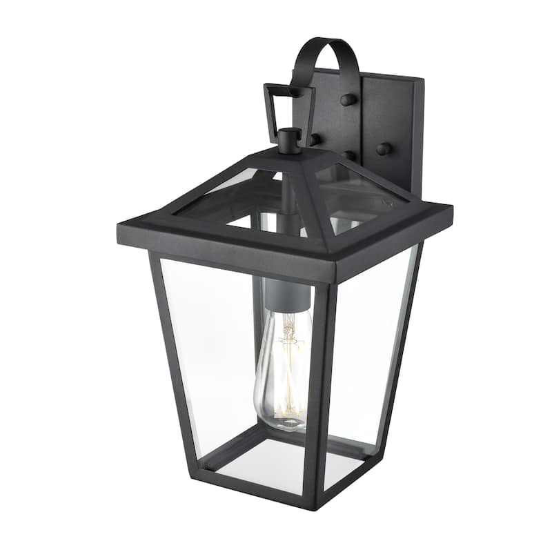 Millennium Lighting Mensun 1 Light Outdoor Wall Sconce in Textured Black