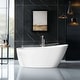 preview thumbnail 22 of 30, Lahore Freestanding Acrylic Soaking Bathtub