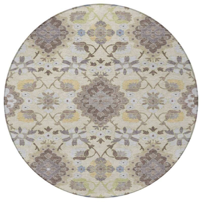 HomeRoots Oriental Traditional Rectangle Outdoor Rug