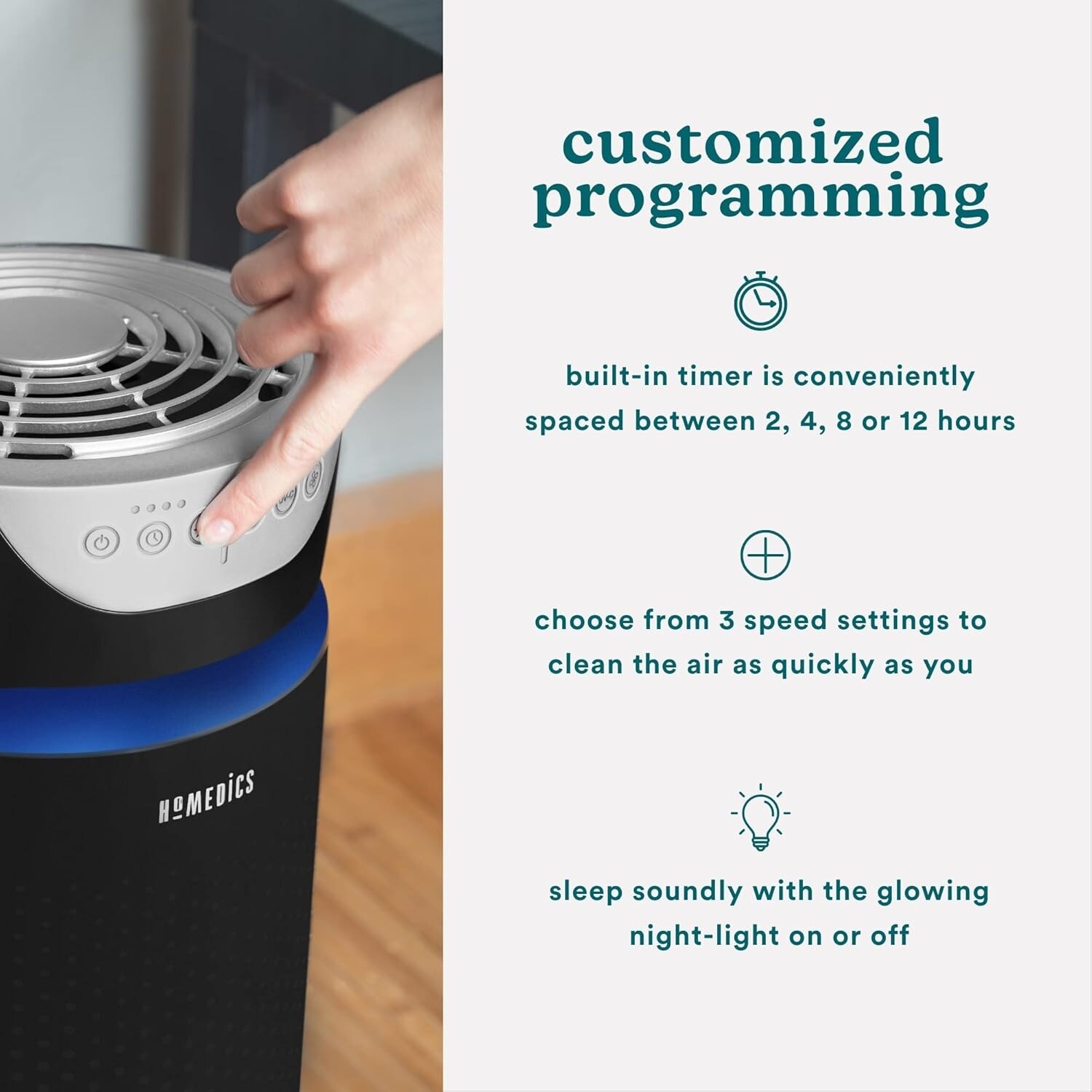 Homedics air purifier bed bath beyond discount