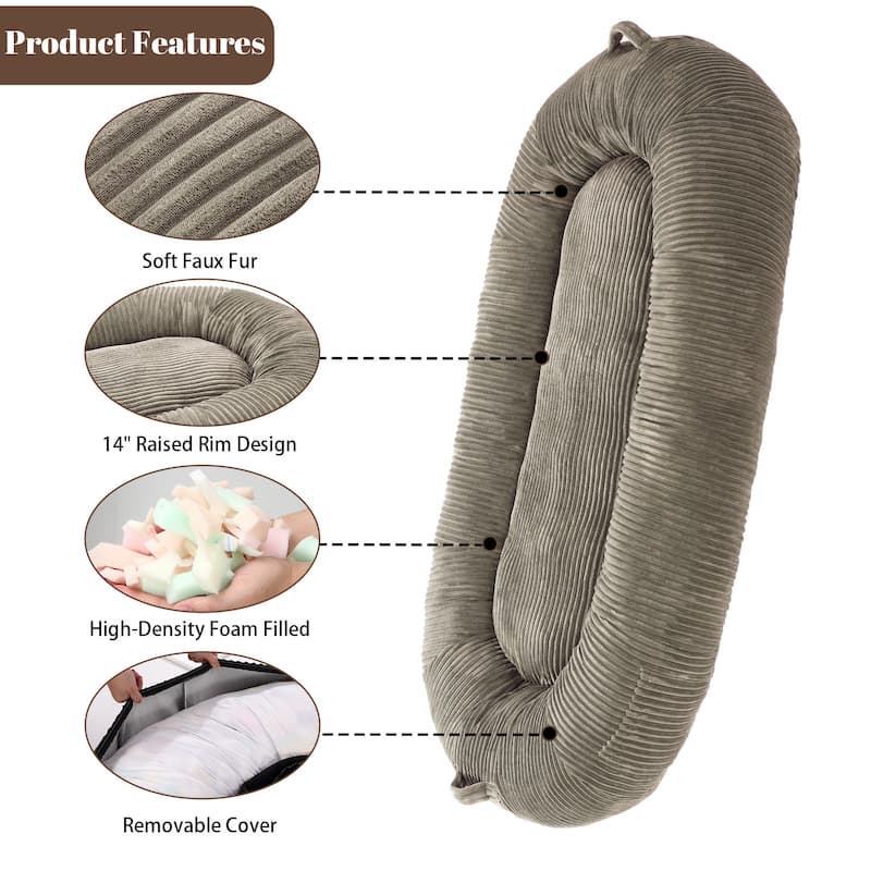 Eie Giant Dog Bed Washable Human Size Bed With Removable Cover