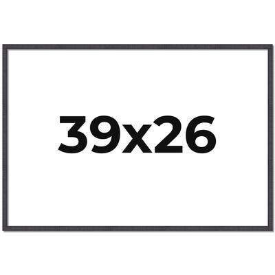 39x26 Frame Brown Solid Wood Picture Frame - Complete Modern Photo