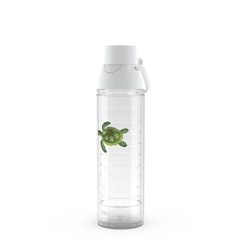 Tervis Tropical Animals Made in USA Double Walled Insulated Travel Tumbler, Turtle - 24oz Venture Lite Bottle - 24oz Venture Lite Bottle