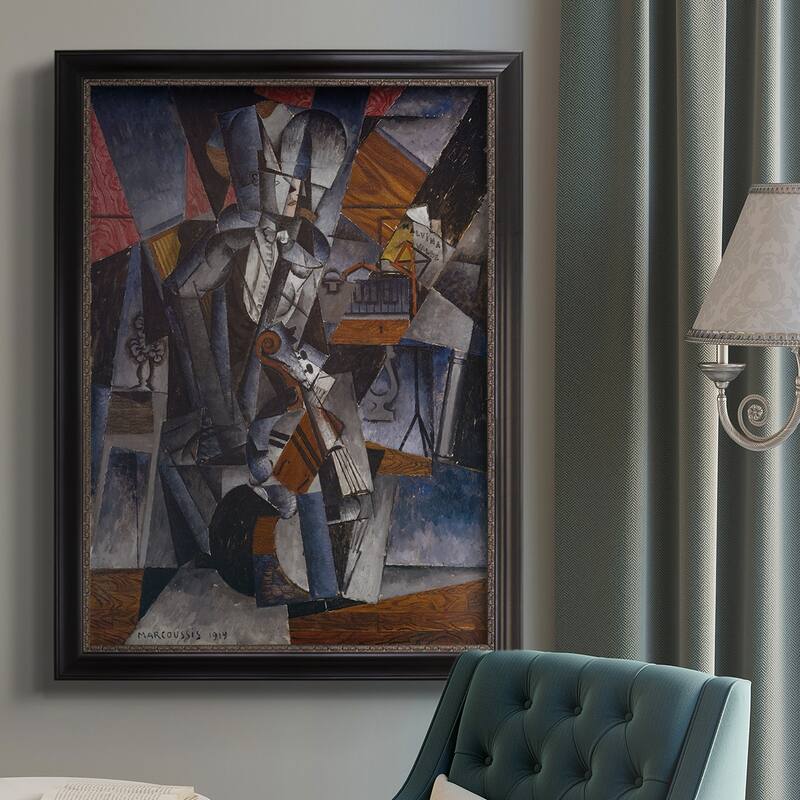 The Musician Premium Framed Canvas- Ready to Hang