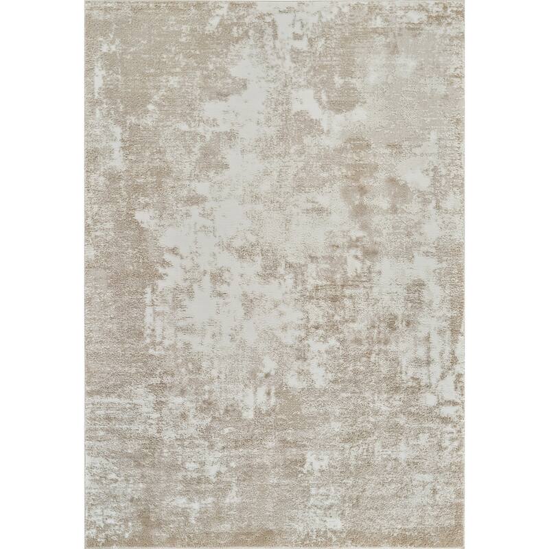 Distressed Abstract Modern Stain Resistant Woven Durable Area Rug
