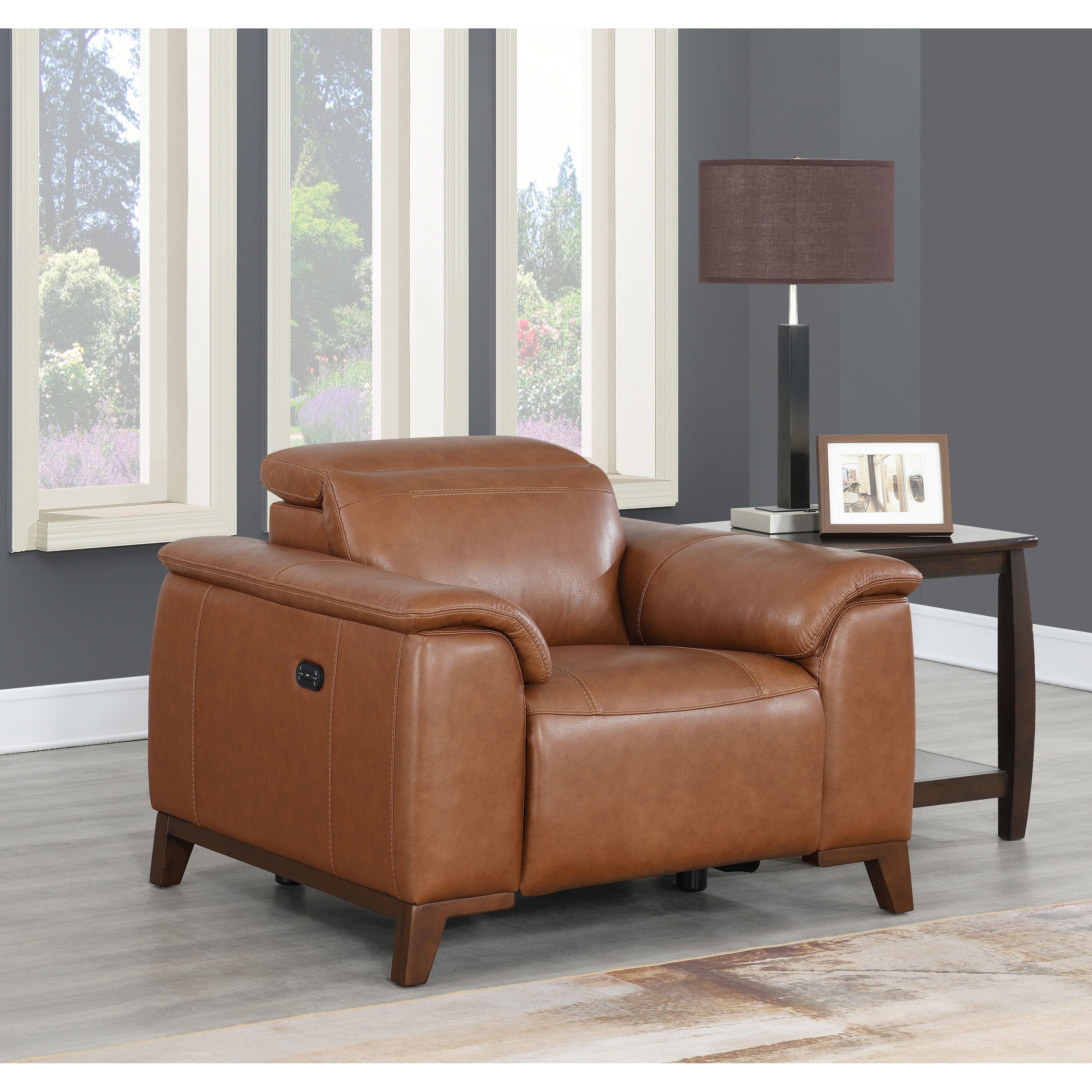 Coach sales leather chair