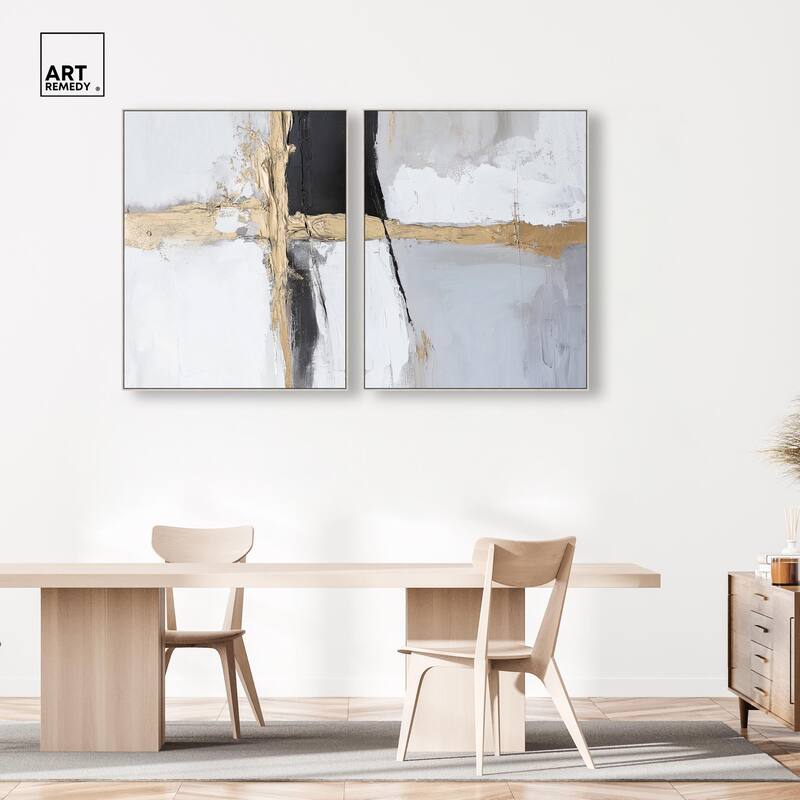 Cracks of Creation IV Canvas Set of 2 by Art Remedy