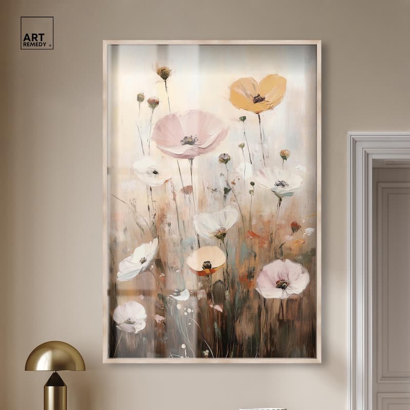 Delicate Flowers in Bloom Shadowbox by Art Remedy
