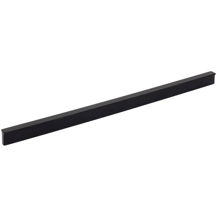 Elements 821-305 Brewer 12" Center to Center Rectangular Cabinet Pull - Matte Black