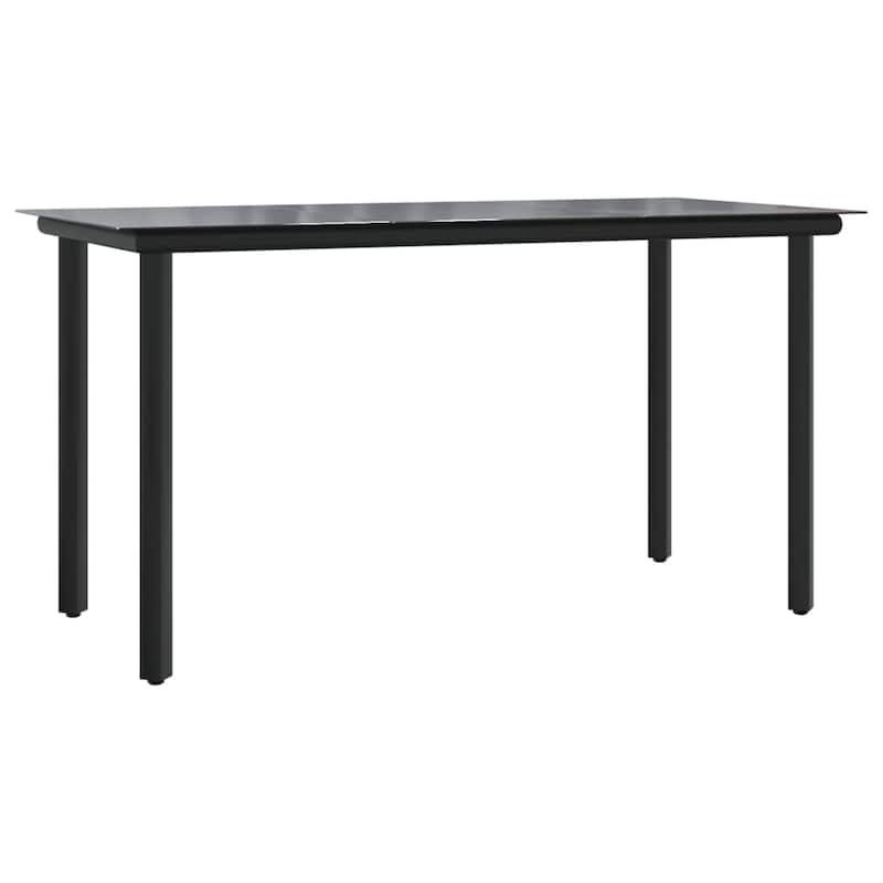vidaXL 3/5/7/9 Piece Patio Dining Set with Cushions Poly Rattan and Steel
