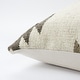 preview thumbnail 2 of 4, Rizzy Home Ivory, Brown, and Black Southwest Wool Top Throw Pillow