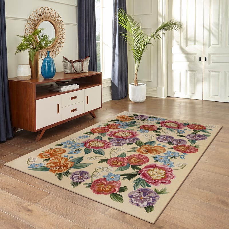 Liora Manne Marina Secret Garden Indoor/Outdoor Area Rug