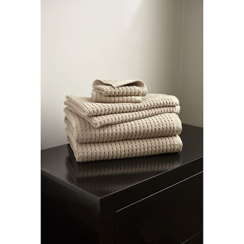 DKNY Quick Dry 6-pc Towel Set - Towel Multipack - Linen