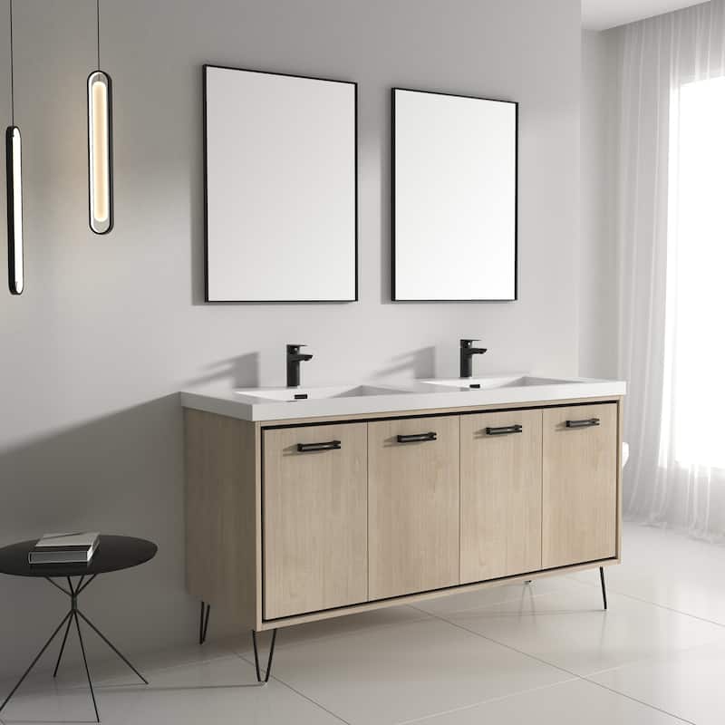 Mitchell 60" Double Bathroom Vanity Set