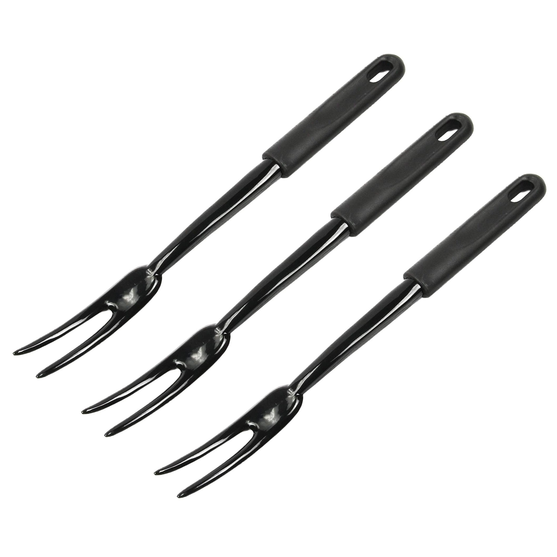 Chef Craft 12" Heat-Resistant Black Nylon Serving Turner Fork
