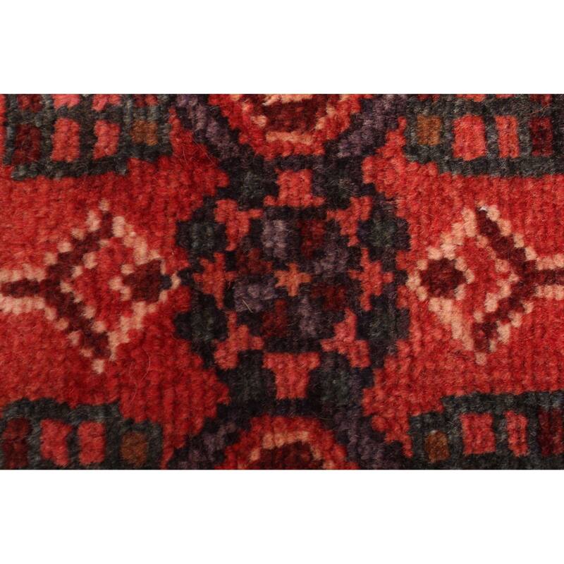 ECARPETGALLERY Hand-knotted Andelz Red Wool Rug - 3'1 x 6'7