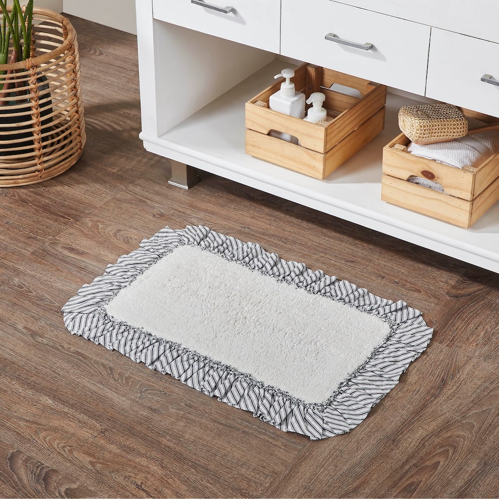 Sawyer Mill Black Bathmat