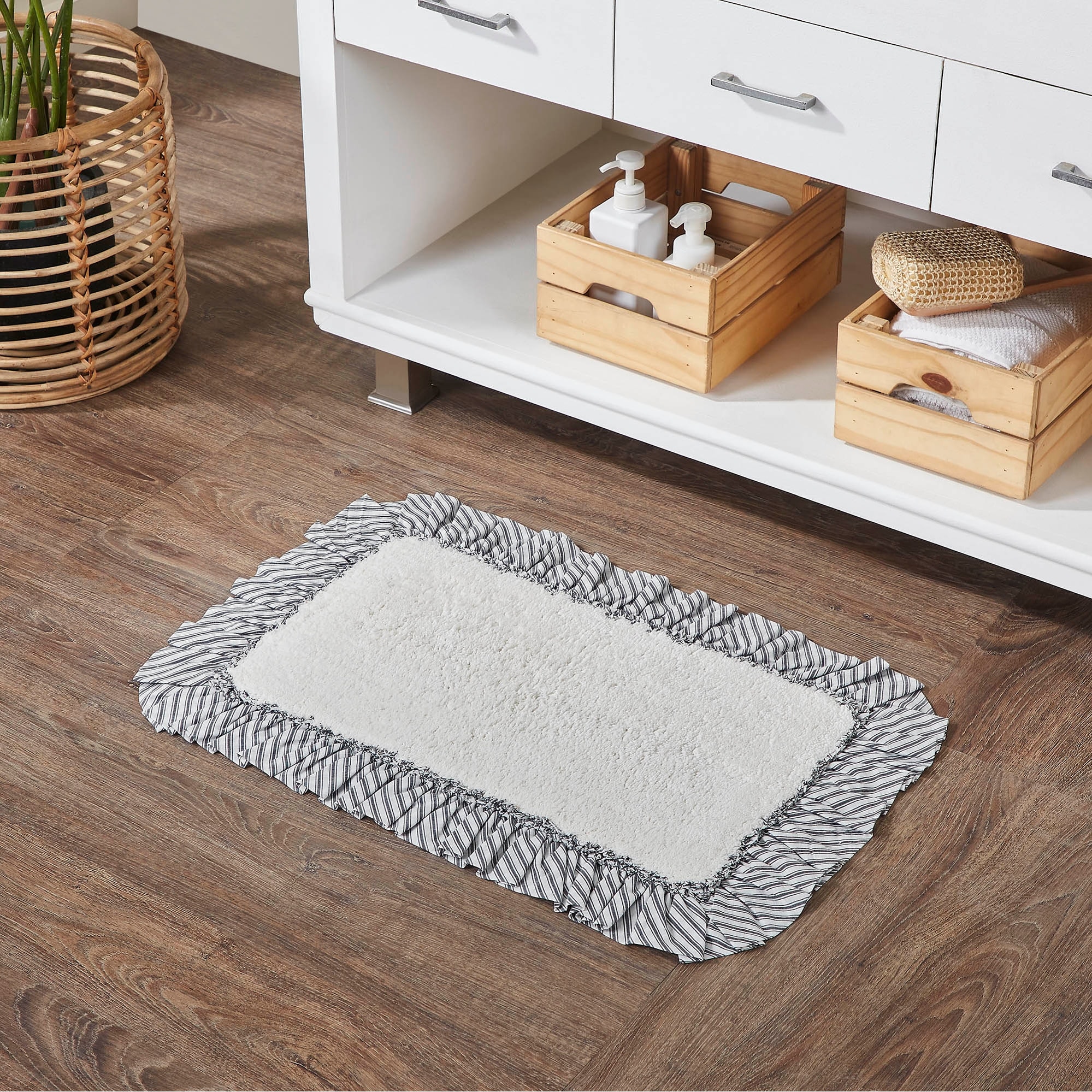 Sawyer Mill Black Bathmat