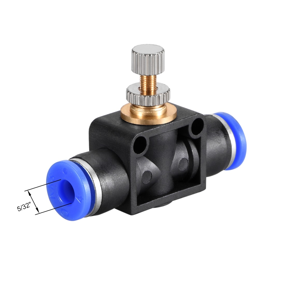 in-Line Speed Controller Union Straight 5/32 Tube OD x 5/32 Tube OD-1 Pcs HONJIE 5/32 Air Flow Control Valve with Push-to-Connect Fitting in-Line Speed Controller Union Straight 5/32 Tube OD x 5/32 Tube OD-1 Pcs HONJIE 5/32 Air Flow Control Valve with Push-to-Connect Fitting