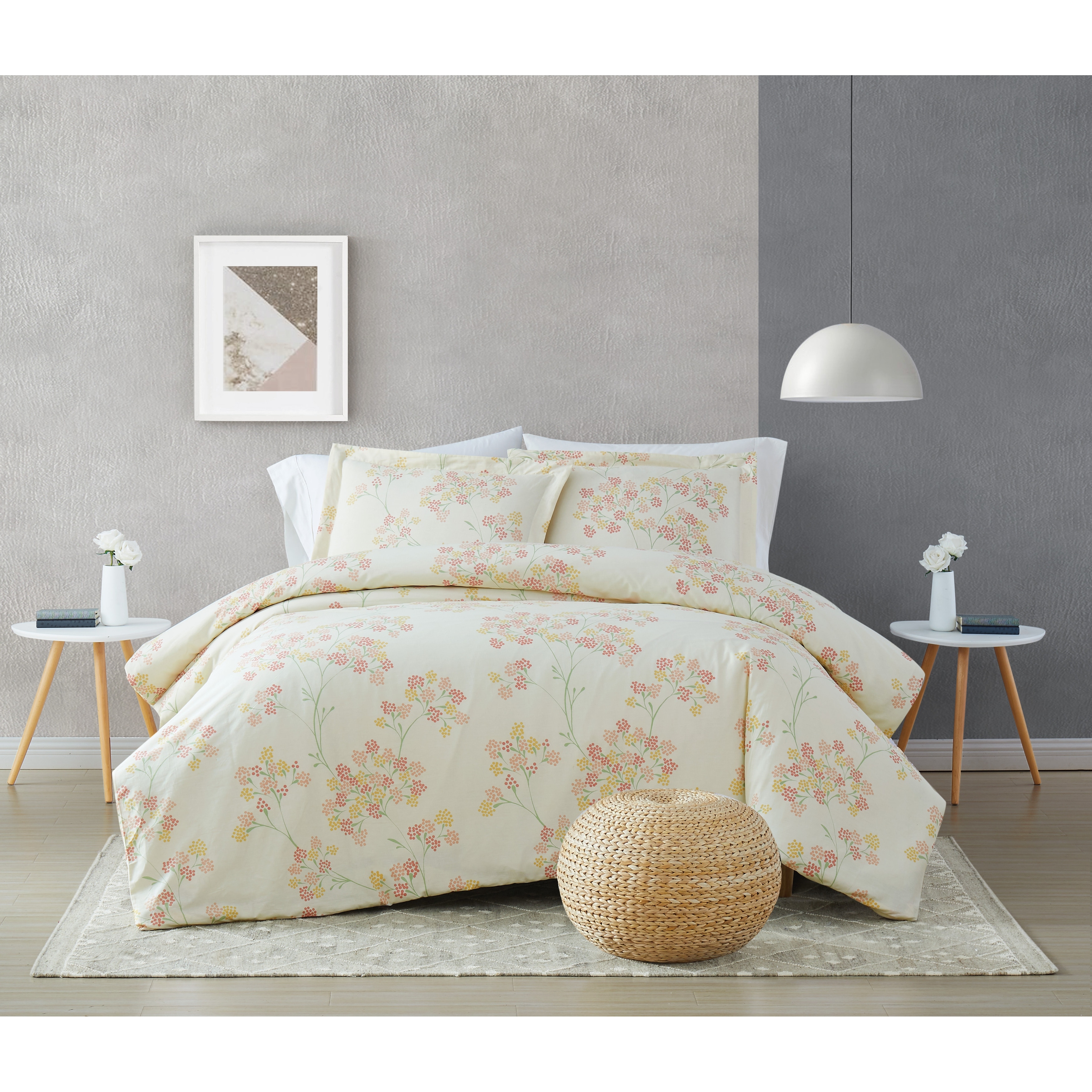 Brooklyn Loom Vivian 3 Piece Duvet Cover Set