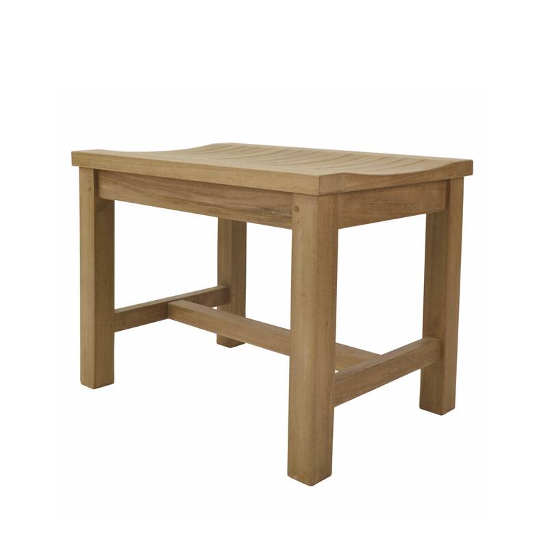 Casablanca Teak Outdoor Dining Stool - N/A