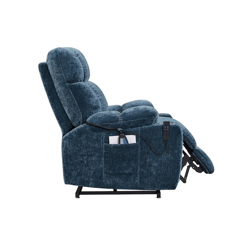 Christopher Knight Home Power Lift Recliner Chair for Elderly Infinite Position Lay Flat 180° with Heat Massage