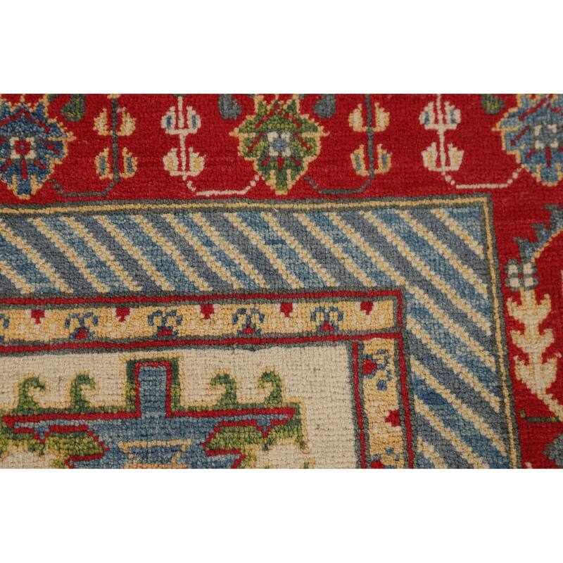 Kazak Oriental Area Rug Handmade Living Room Wool Carpet - 5'9" x 8'0"