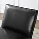 preview thumbnail 17 of 45, Corvus Soloway Oversize Bonded Leather Lounge Slipper Chair