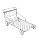 preview thumbnail 9 of 21, Twin Size Metal Car Bed with 4 Wheels, Guardrails and X-Shaped Frame Shelf, Twin Metal Bed for Teens, No Box Spring Needed