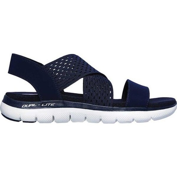 skechers textured strappy sandals