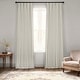 preview thumbnail 23 of 81, Exclusive Fabrics Textured Faux Dupioni Silk Thermal Blackout Curtains (1 Panel)
