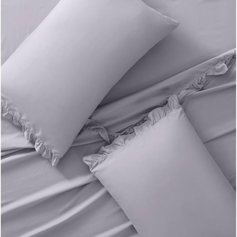 Truly Soft Solid Ruffle Sheet Set
