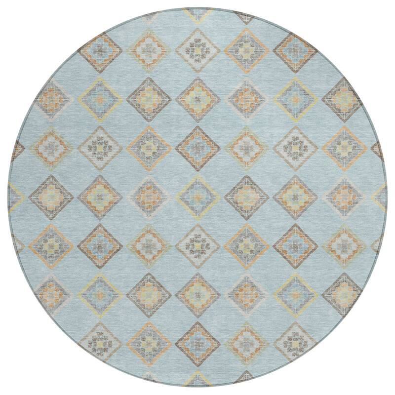 Machine Washable Indoor/ Outdoor Global Flagler Chantille Rug