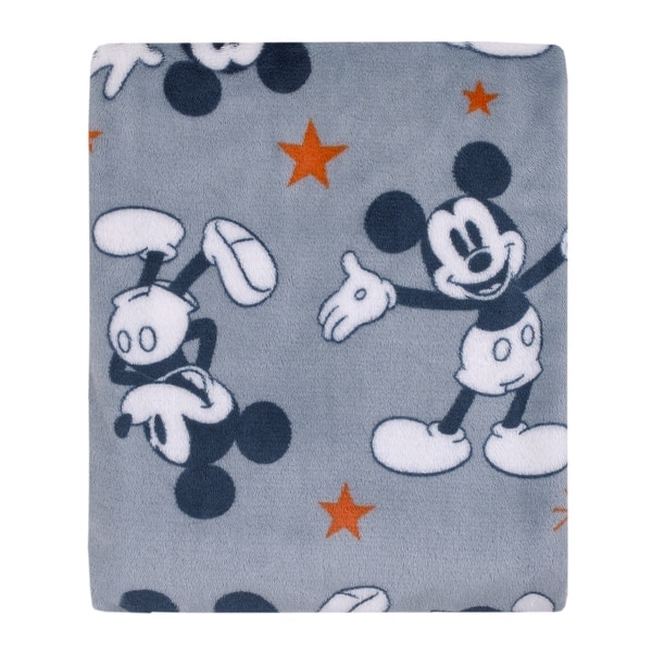 slide 2 of 5, Disney Mickey Mouse Baby Blanket