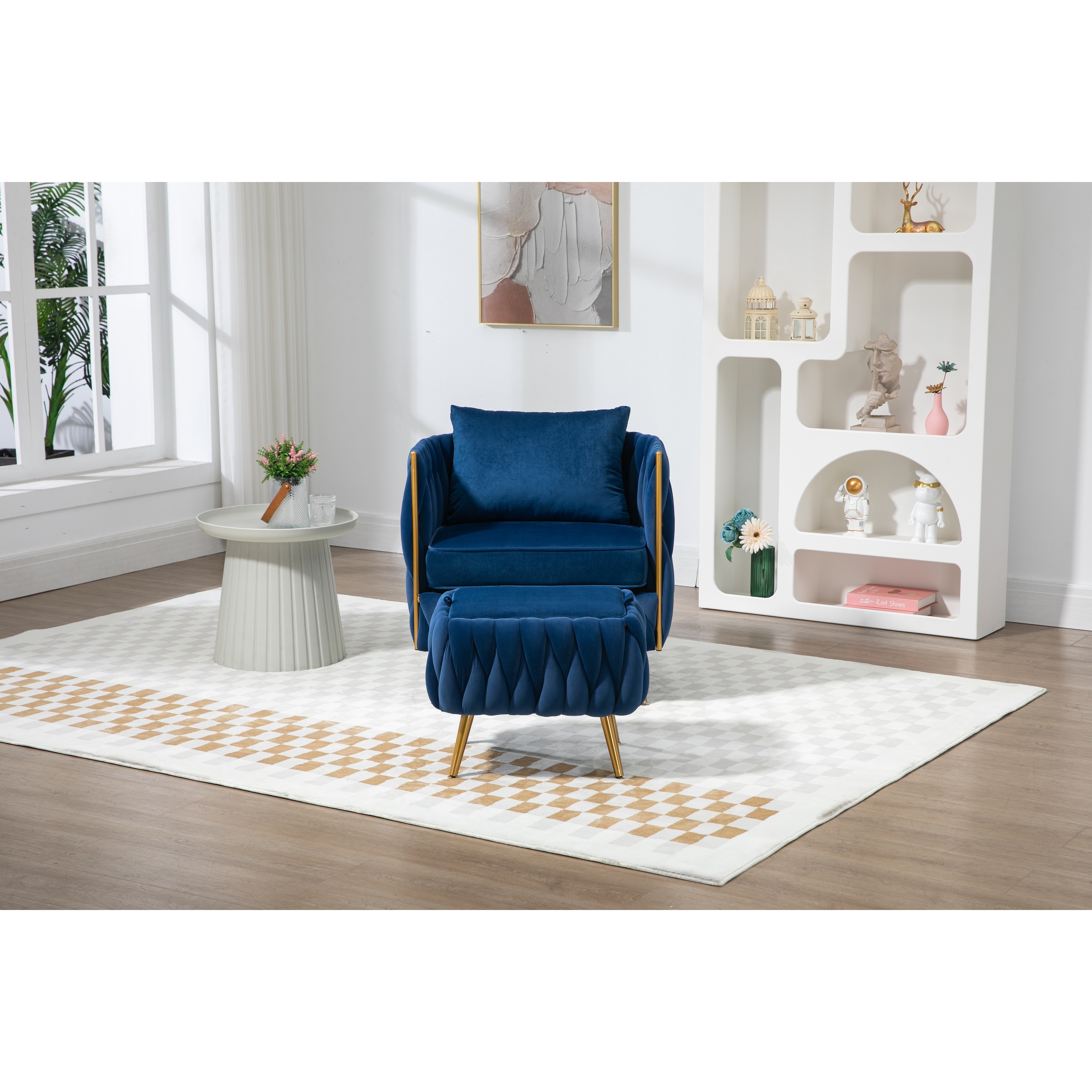 Living room outlet arm chair set