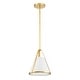 preview thumbnail 11 of 9, Crystorama Lighting Group FUL-900 Fulton 10" Wide Mini Pendant