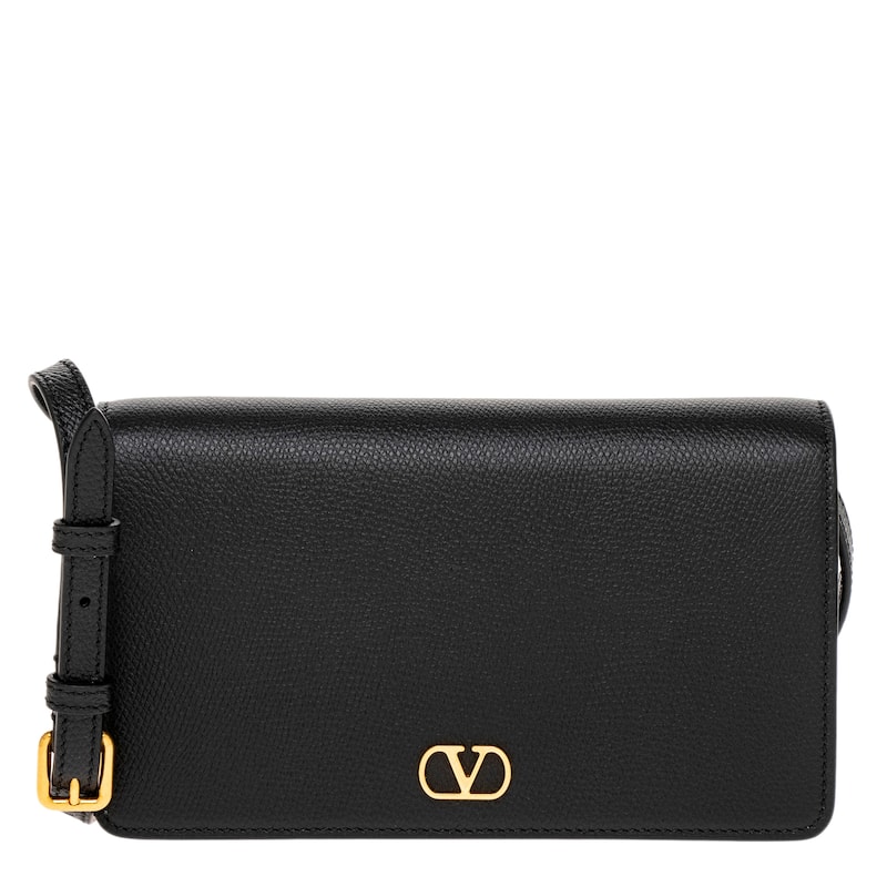 Valentino VLogo Signature Mini Shoulder Bag - Black
