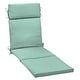 preview thumbnail 84 of 86, Arden Selections Leala Texture Outdoor Chaise Lounge Cushion 72 in L x 21 in W x 2.5 in H - Aqua Leala