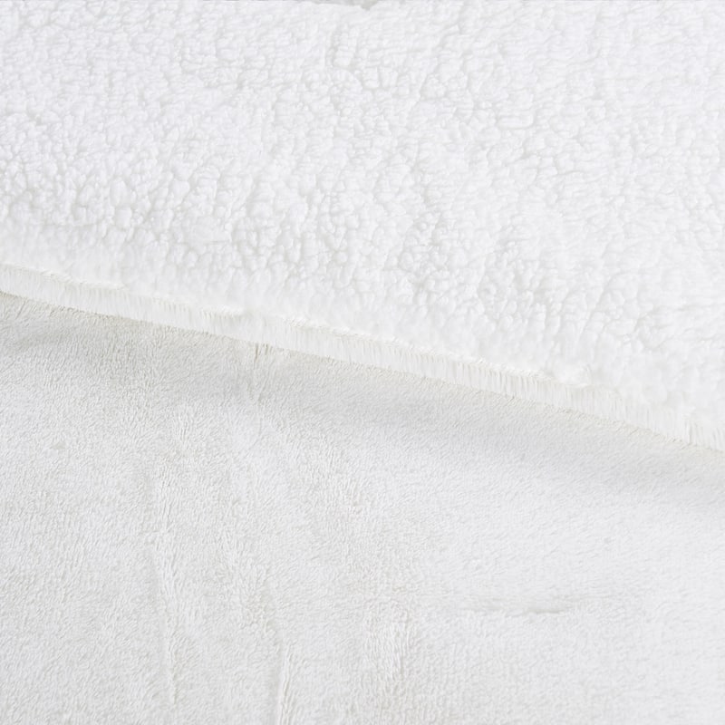 Home Soft Things Solid FauxFur Sherpa Bed blanket